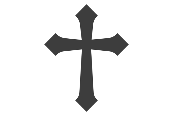 Black Cross Icon: A Simple Yet Powerful Embroidery Design