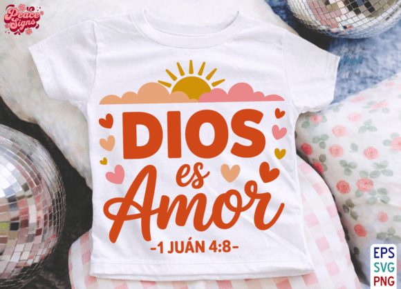 Dios Es Amor SVG – A Faith-Filled Embroidery Design for Real Projects