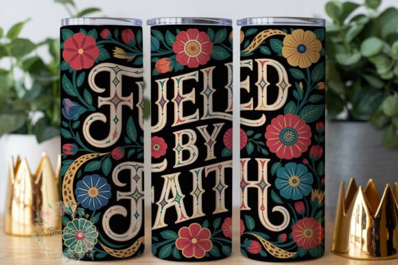 Fueled by Faith Floral 20oz Tumbler Wrap Review