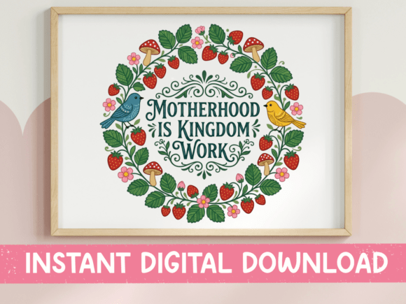 Motherhood Kingdom Floral SVG PNG Review for Real Embroidery Projects