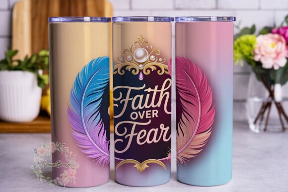 Reviewing Faith over Fear Gold Feathers Tumbler for Real Projects