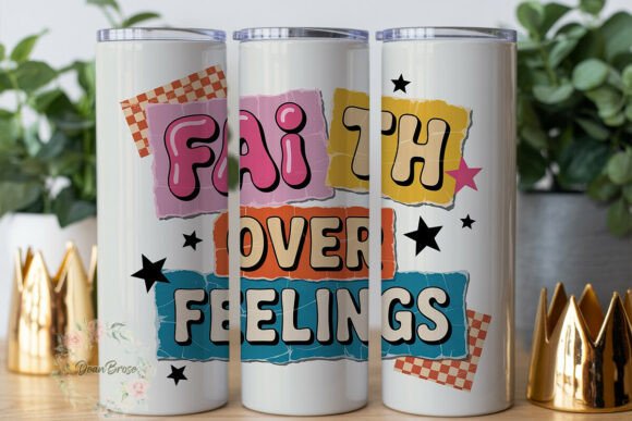 Reviewing Faith over Feelings 20oz Tumbler for Real Embroidery Projects