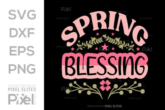 Spring Blessing SVG Cut File: A Faithful Floral for Springtime Embroidery