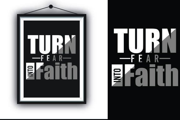 TURN FEAR into FAITH Embroidery Design Review