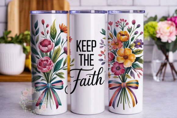 Watercolor Faith Floral Tumbler Wrap Review for Real Projects
